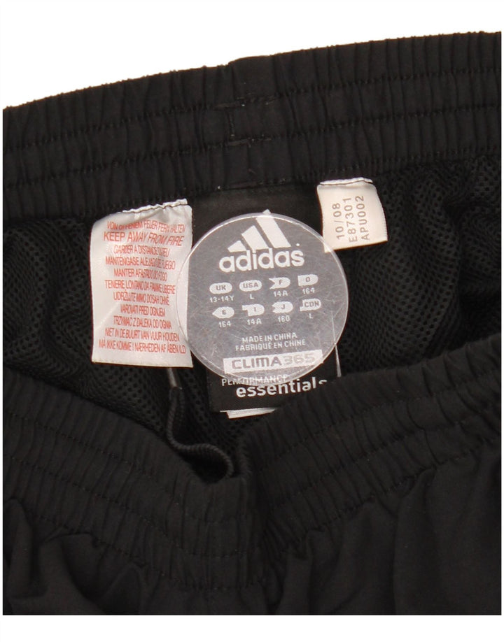Pantaloni della tuta ADIDAS da ragazzo Clima 365 13-14 anni neri