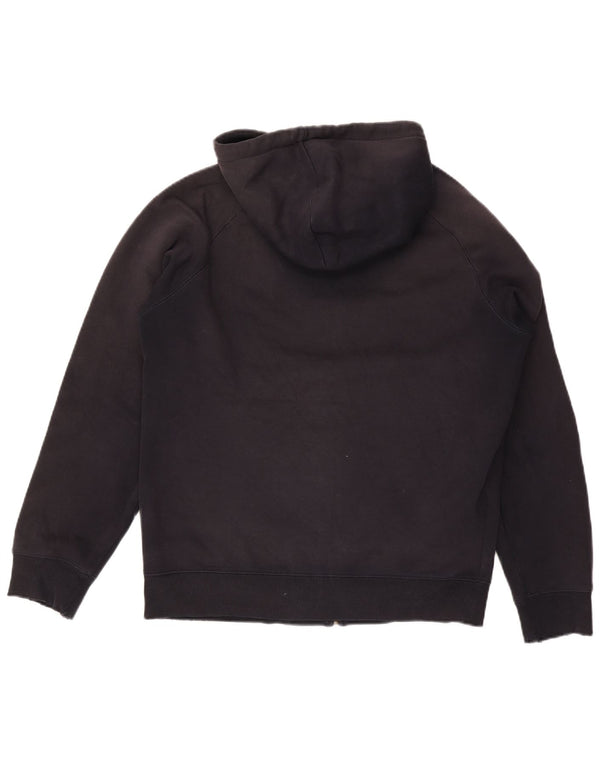 Maglione con cappuccio e zip da uomo Carhartt in cotone blu navy medio