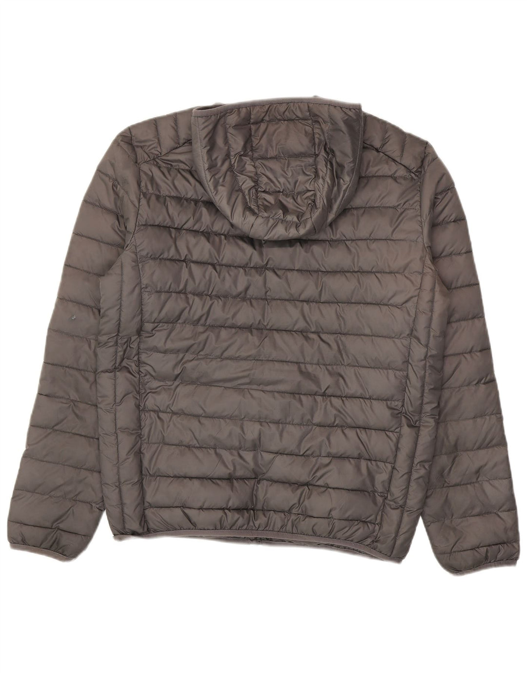 Giacca imbottita con cappuccio da uomo Ellesse UK 40 grande poliestere grigio