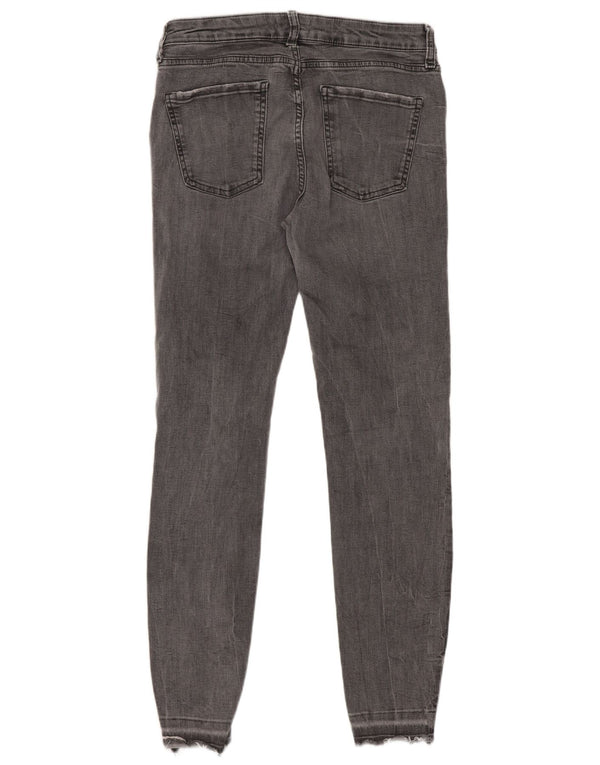 Jeans skinny da donna Zara EU 42 Large W32 L28 Cotone grigio