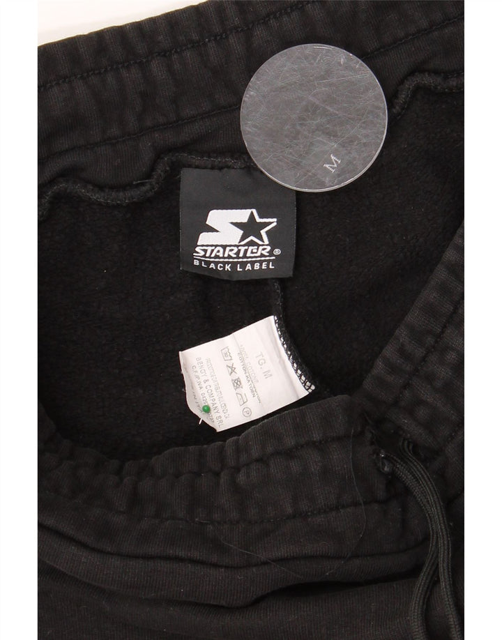 STARTER Pantaloni da tuta con grafica da uomo Joggers medio cotone nero