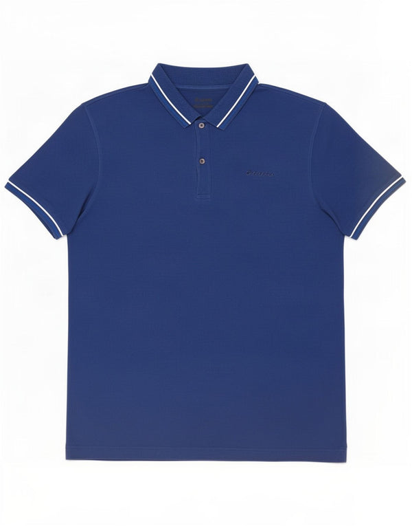 Polo da uomo Lotto 2XL in cotone blu