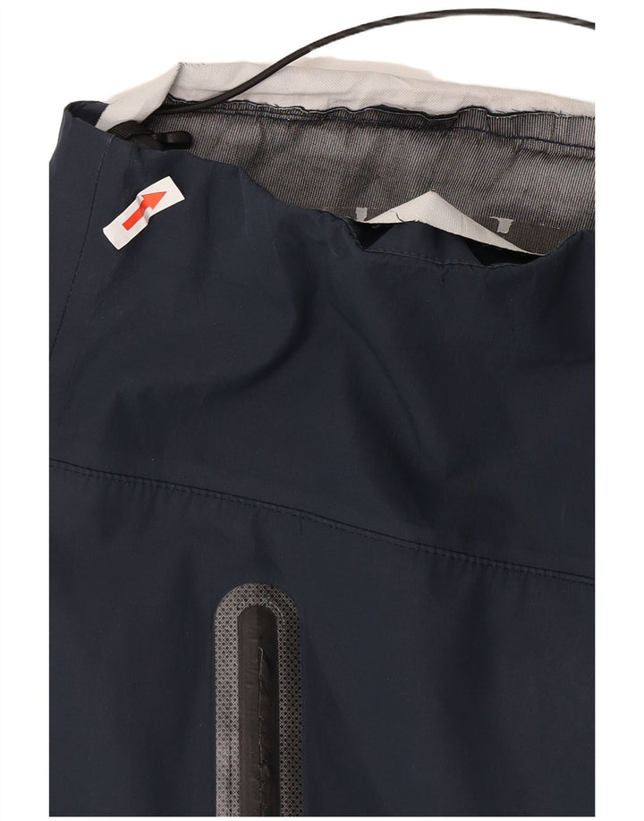 Giacca antipioggia da uomo con cappuccio Superdry UK 40 Large blu navy in poliestere