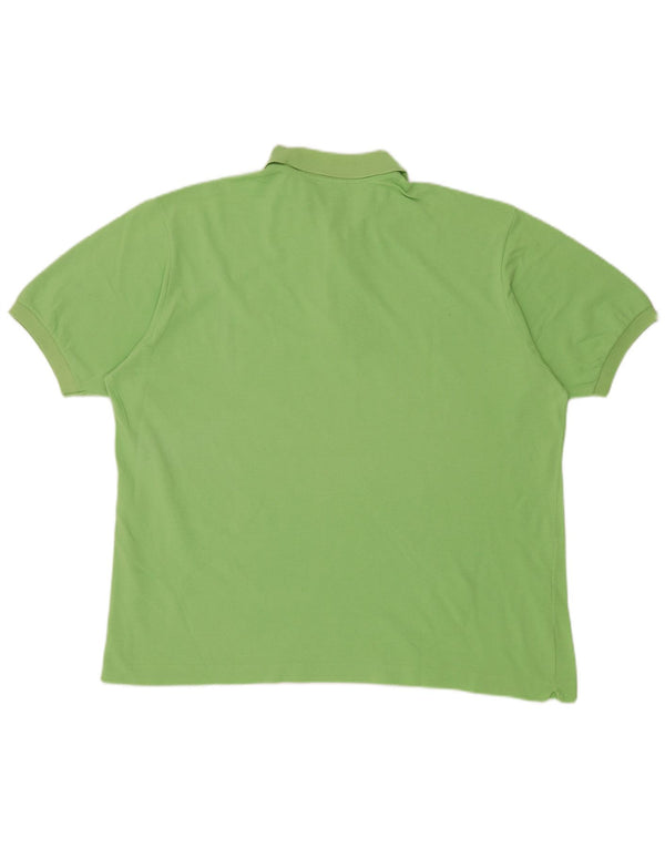 Lacoste Mens Polo Shirt Size 7 2XL Green Cotton
