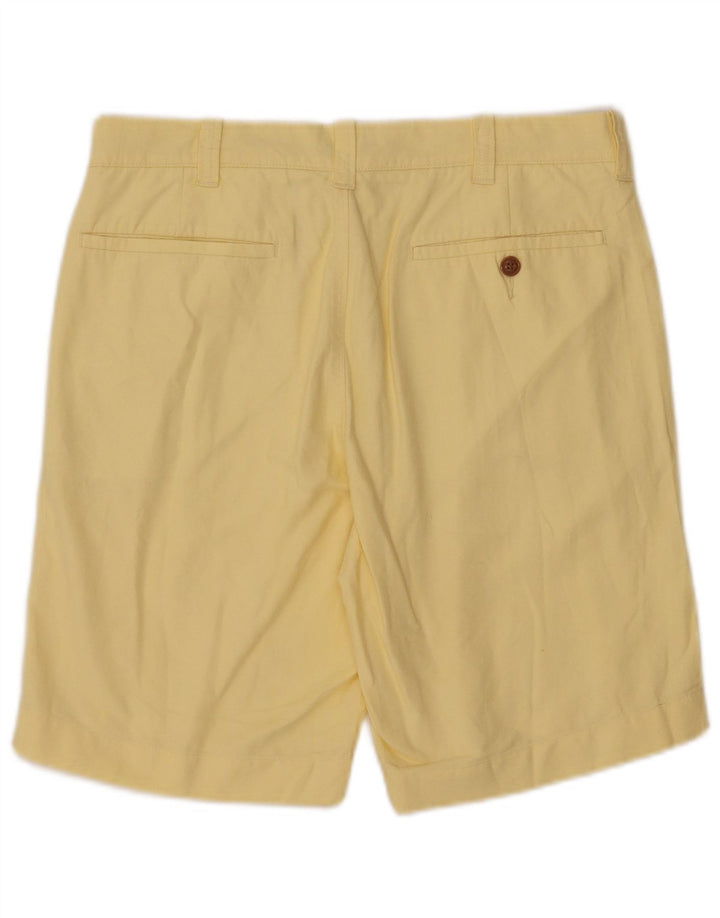 Pantaloncini chino da uomo J. CREW W30 cotone giallo medio
