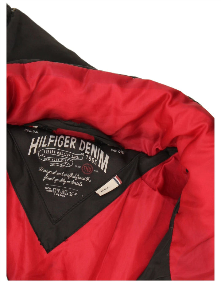 Giacca imbottita da uomo Tommy Hilfiger UK 40 grande nera