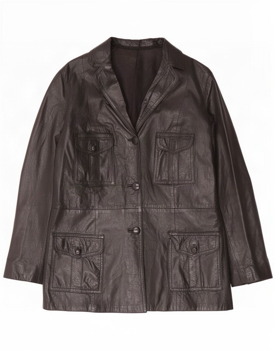 Giacca in pelle da donna Maxime UK 14 media nera