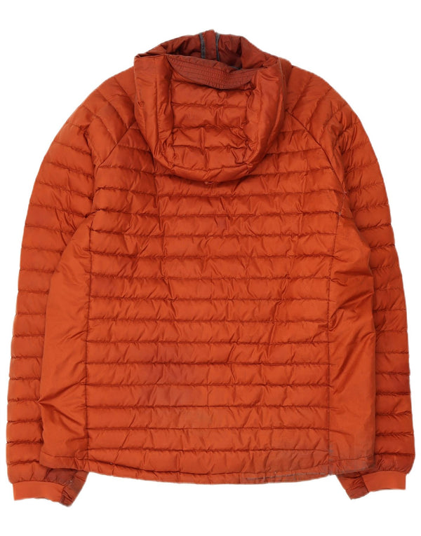 Giacca imbottita con cappuccio da uomo North Ridge UK 40 grande poliestere marrone