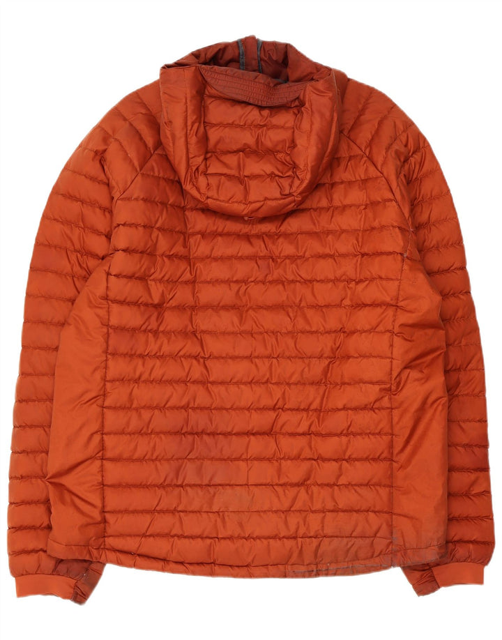 Giacca imbottita con cappuccio da uomo North Ridge UK 40 grande poliestere marrone