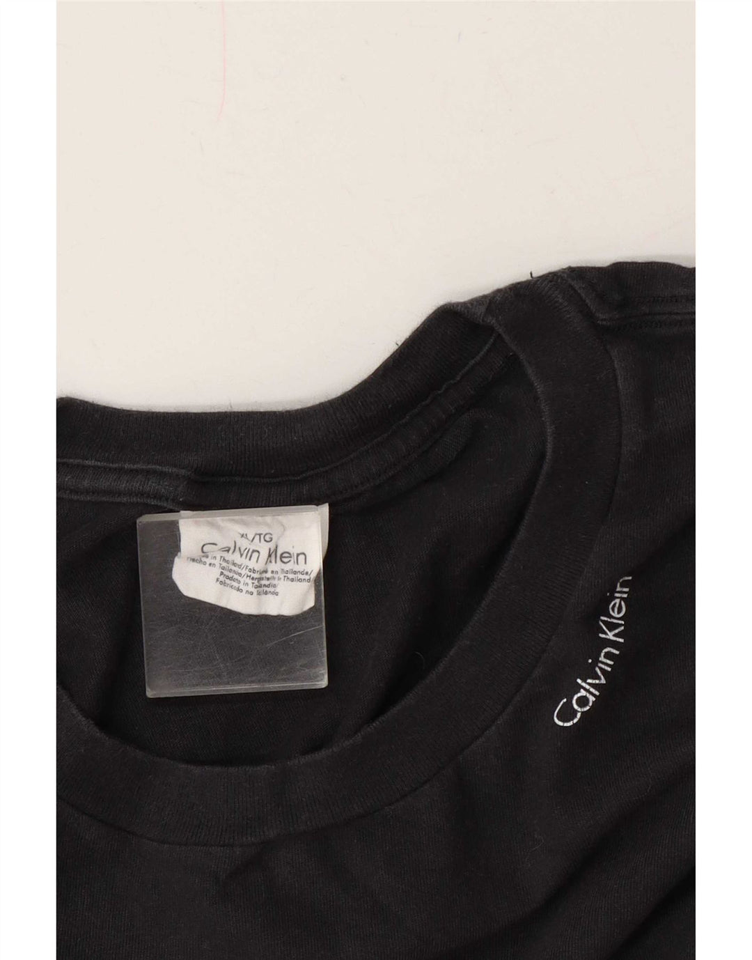T-shirt da uomo Calvin Klein Top XL in cotone grigio
