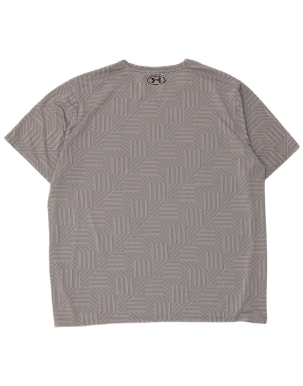 Maglietta da uomo Under Armour Top XL Grigio geometrico