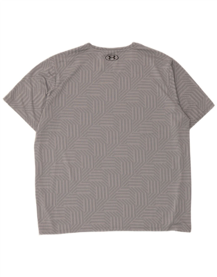 Maglietta da uomo Under Armour Top XL Grigio geometrico