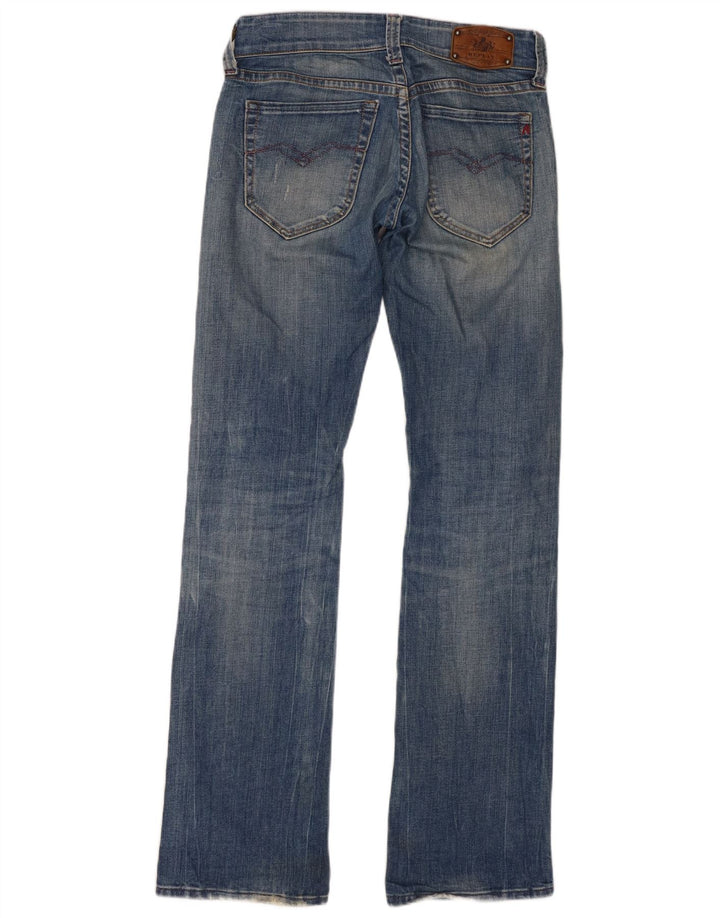 Jeans bootcut da donna Replay W26 L34 cotone blu