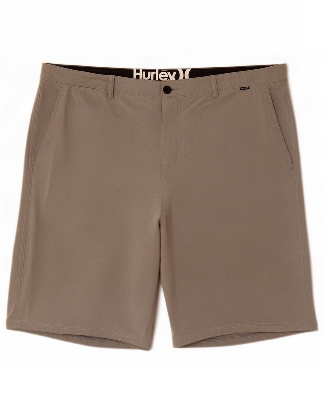 Pantaloncini chino da uomo Hurley W38 XL poliestere grigio