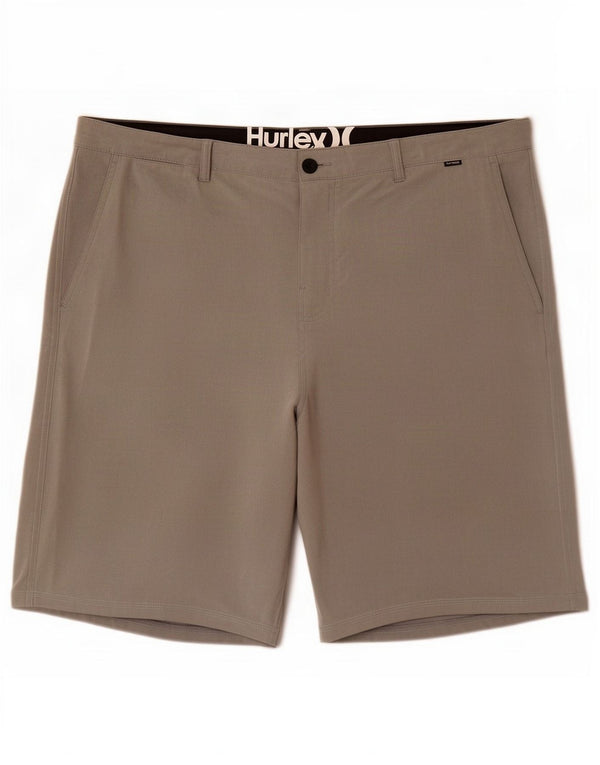 Pantaloncini chino da uomo Hurley W38 XL poliestere grigio