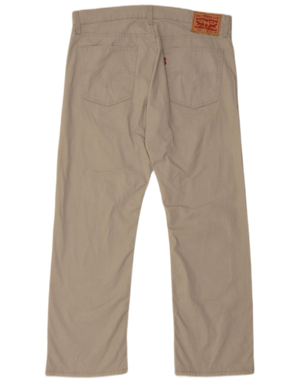 LEVI'S Pantaloni casual dritti da uomo 514 W36 L30 Cotone beige