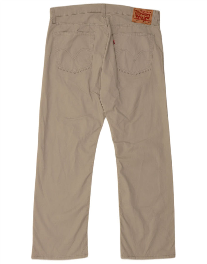 LEVI'S Pantaloni casual dritti da uomo 514 W36 L30 Cotone beige
