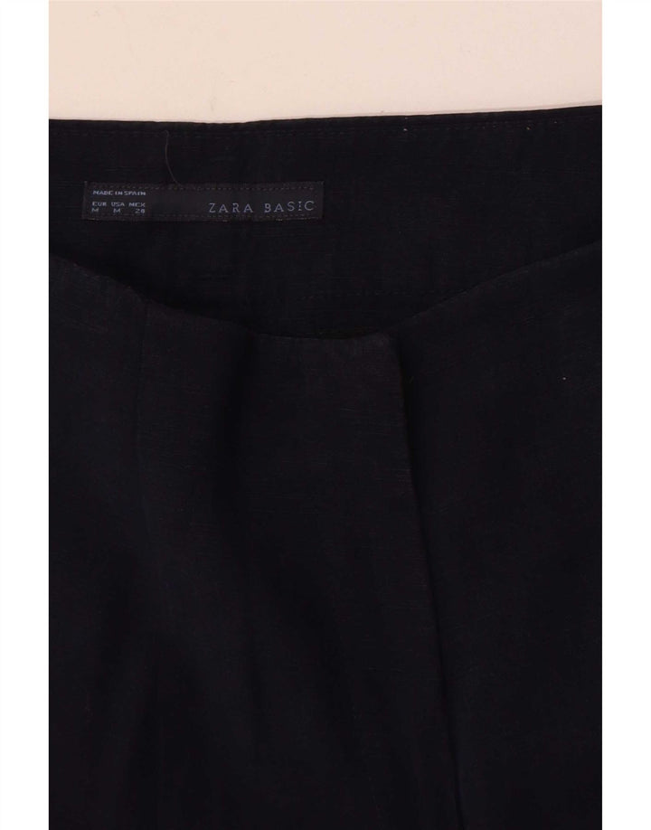 Pantaloni chino dritti da donna Zara medi W28 L28 blu navy