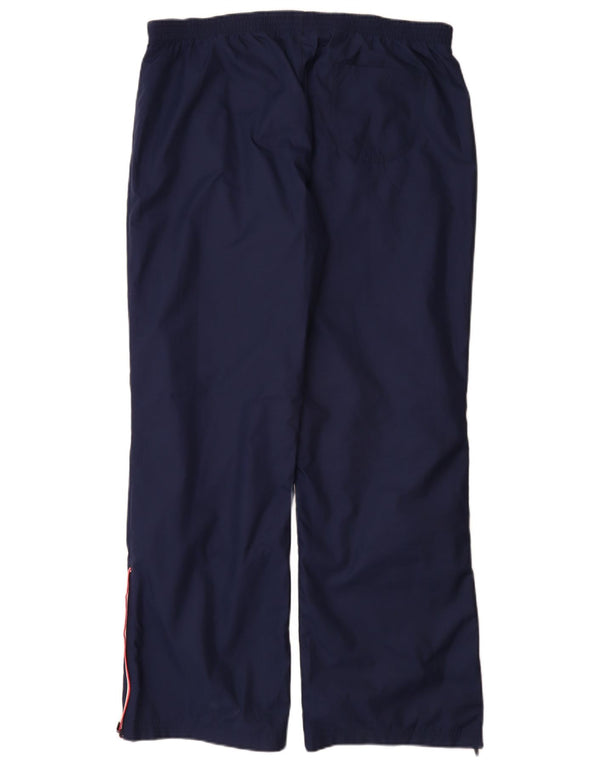 Pantaloni della tuta da donna Adidas UK 18 XL poliestere blu navy