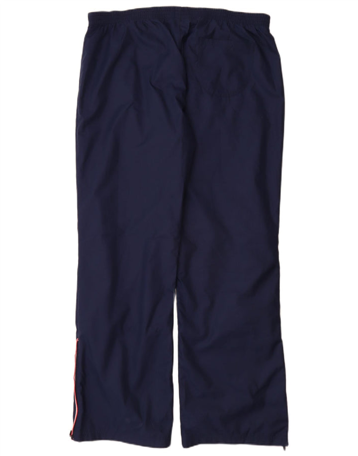 Pantaloni della tuta da donna Adidas UK 18 XL poliestere blu navy