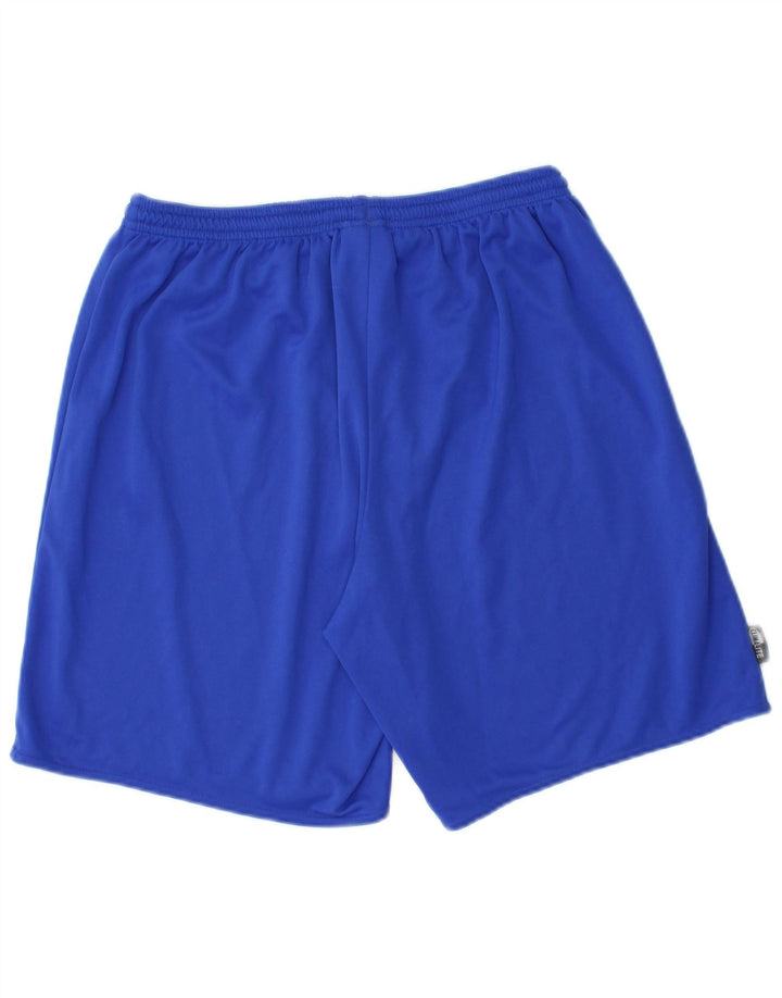 Pantaloncini sportivi ADIDAS Climalite da uomo, grandi, in poliestere blu