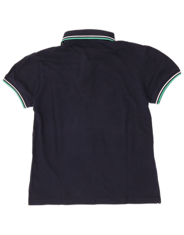 Polo Fred Perry da uomo leggera ed elasticizzata, piccola, in cotone a righe blu navy