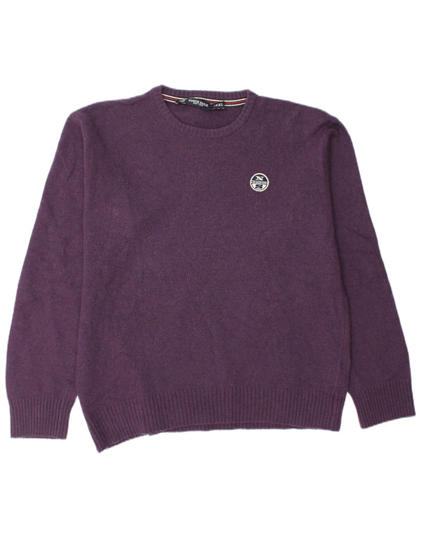 NORTH SAILS Maglione girocollo da uomo 2XL Lana viola