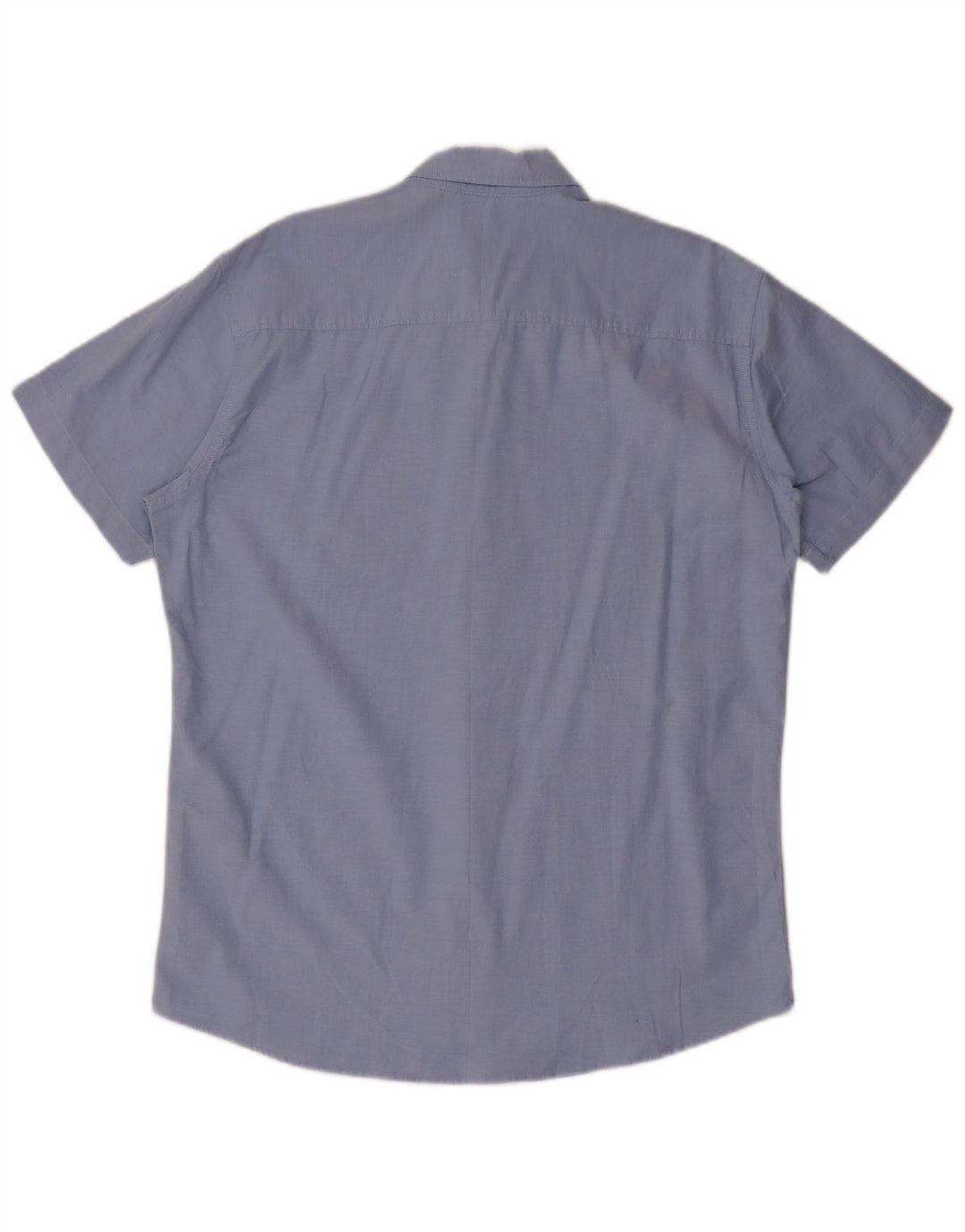 Camicia a maniche corte da uomo Jack & Jones XL in cotone blu
