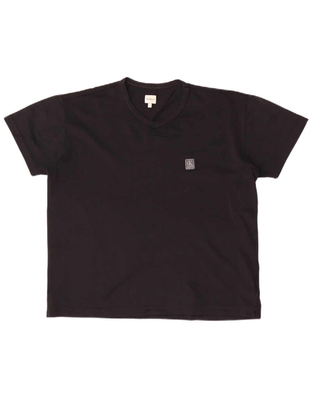 T-shirt da uomo Calvin Klein Jeans Top XL nera in poliammide