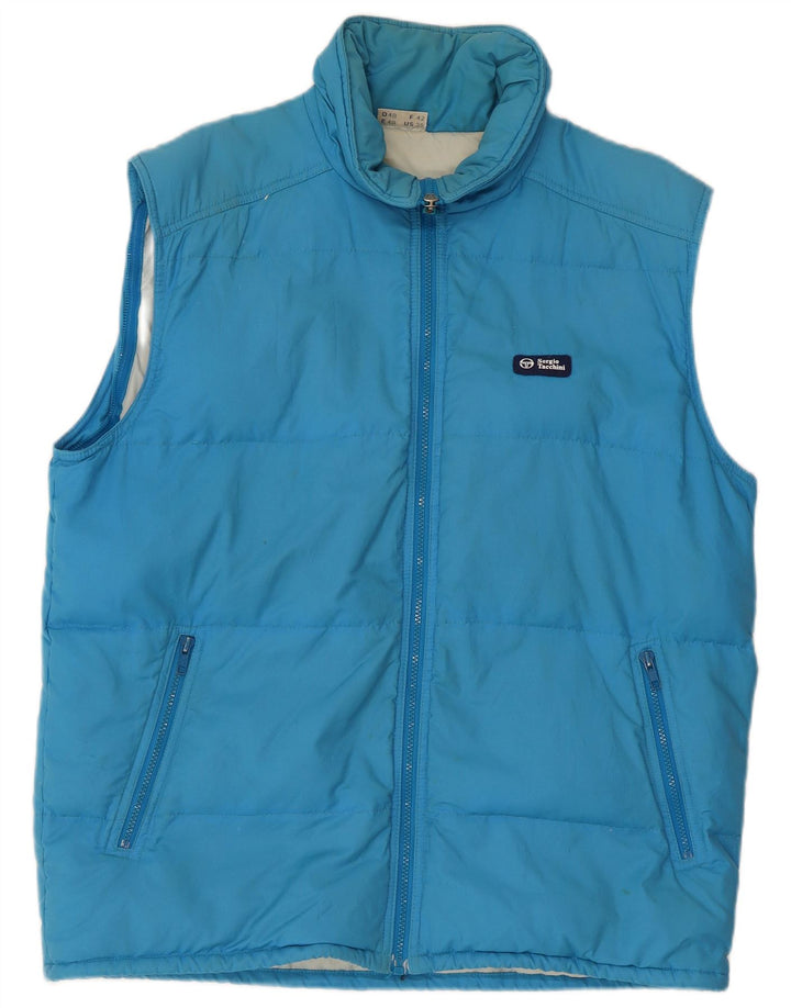 Gilet Imbottito Uomo Sergio Tacchini IT 48 Blu Medio Cotone