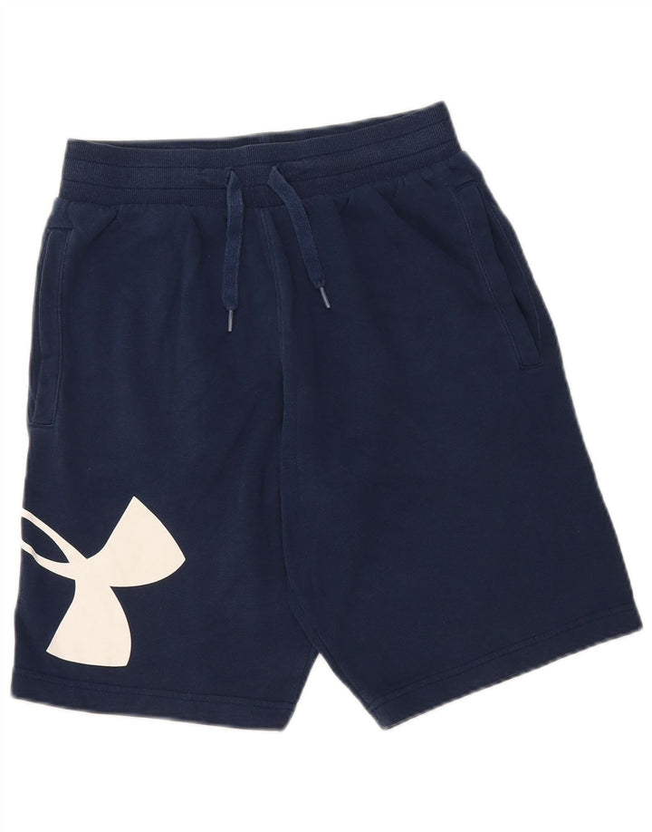 Pantaloncini sportivi grafici da uomo Under Armour piccoli blu navy