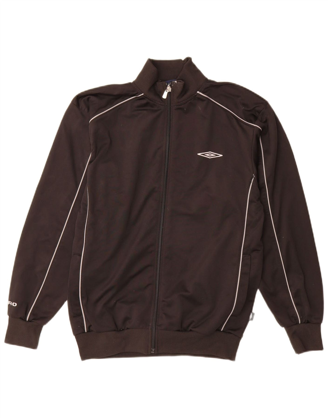 Giacca da tuta da ragazzo UMBRO 12-13 anni XL poliestere nero