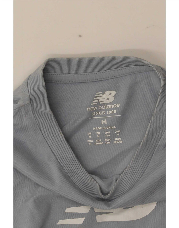 Maglietta grafica per ragazzi New Balance Top 9-10 anni Blu medio