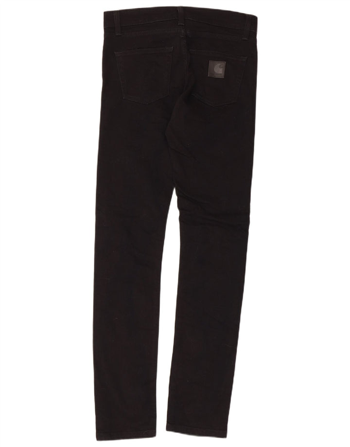 Jeans slim da donna CARHARTT W28 L32 cotone nero