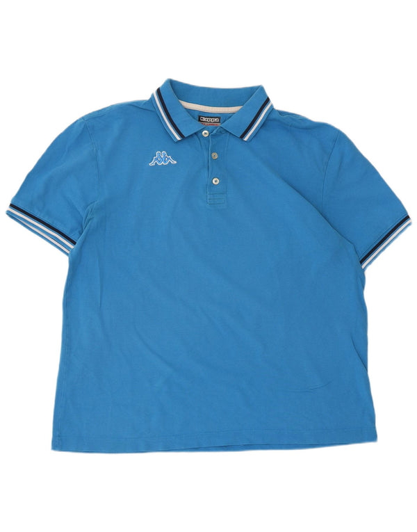 Polo Kappa Uomo 2XL Cotone Blu