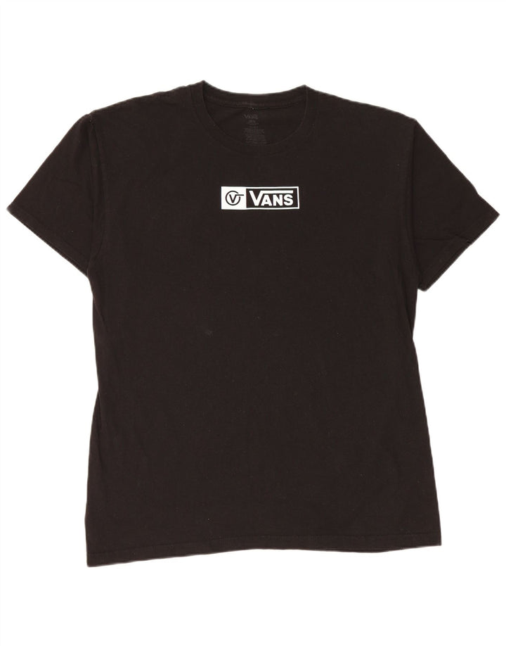 T-shirt grafica da uomo Vans grande nera