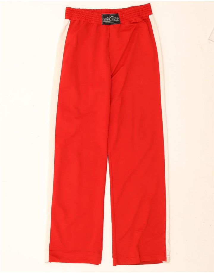 Pantaloni da tuta da uomo Zara Large in poliestere color block rosso