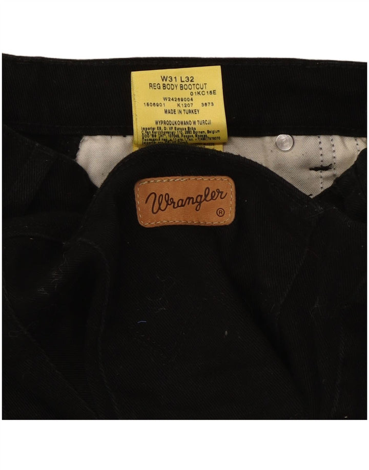 Jeans Bootcut da donna Wrangler W31 L32 cotone nero