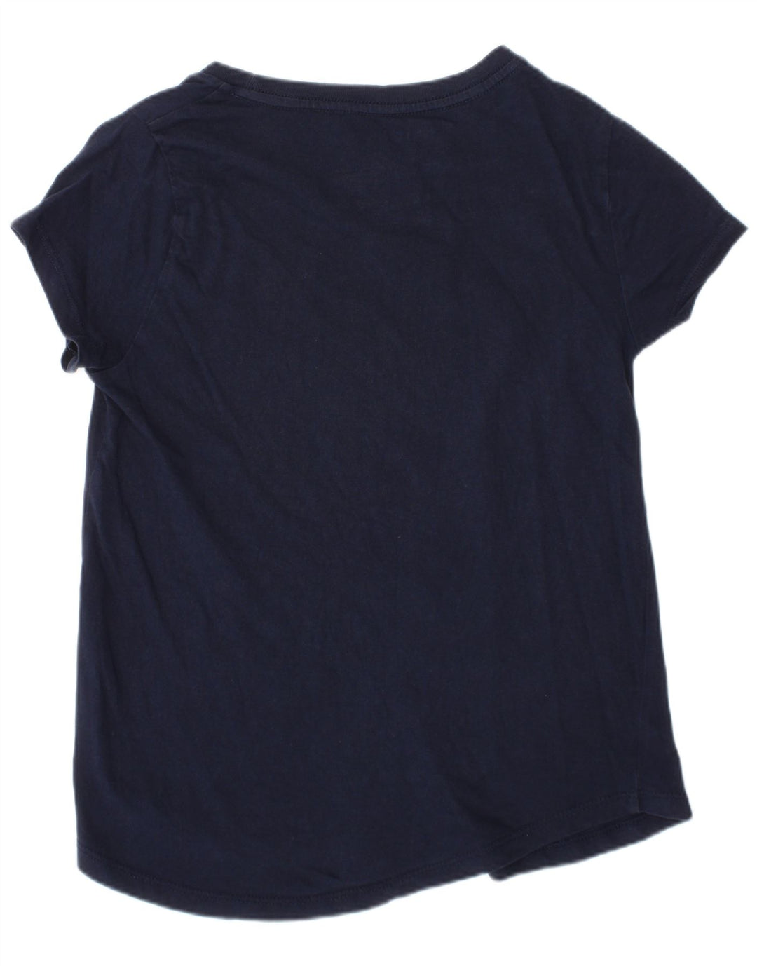 T-shirt grafica per ragazze Tommy Hilfiger Top 8-9 anni cotone medio blu navy