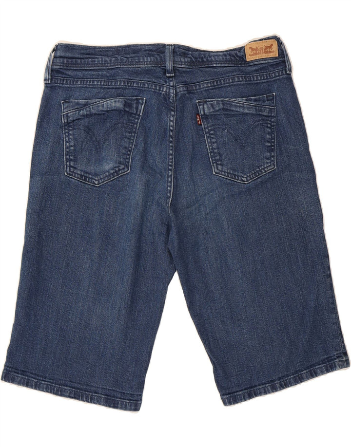 LEVI'S Womens Denim Shorts W31 Medium Navy Blue Cotton Vintage Levi's and Second-Hand Levi's from Messina Hembry 