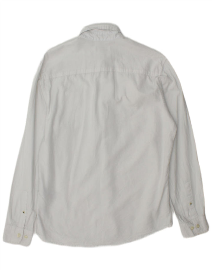 Camicia da uomo Jack & Jones piccola in cotone bianco