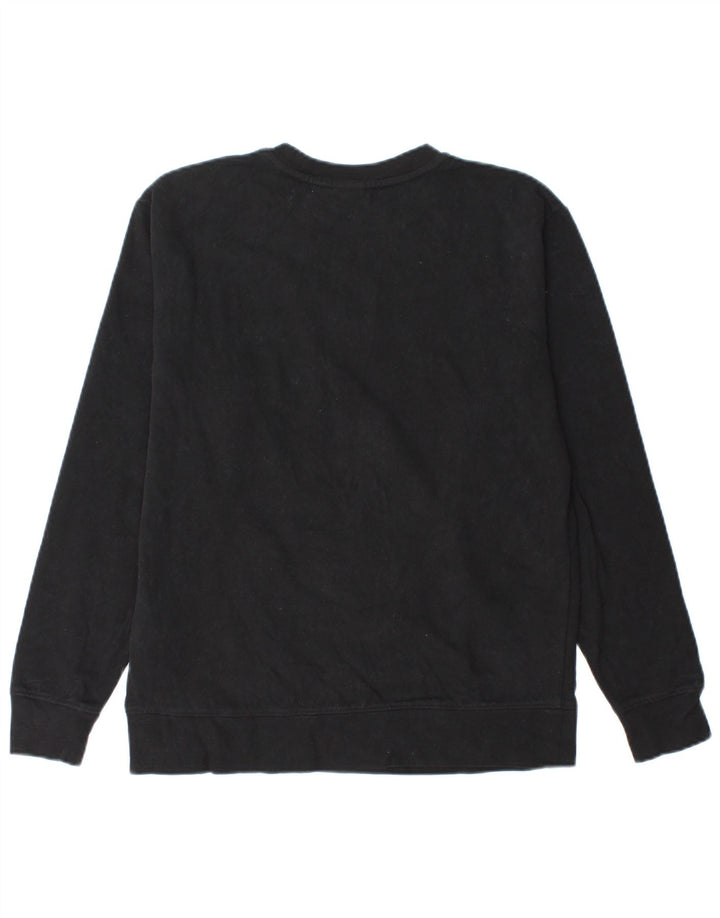 Felpa grafica da uomo Vans, piccola, in cotone nero