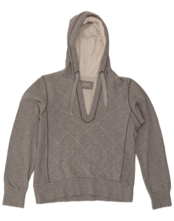 Felpa con cappuccio da donna Lotto UK 18 XL Cotone a quadri grigio