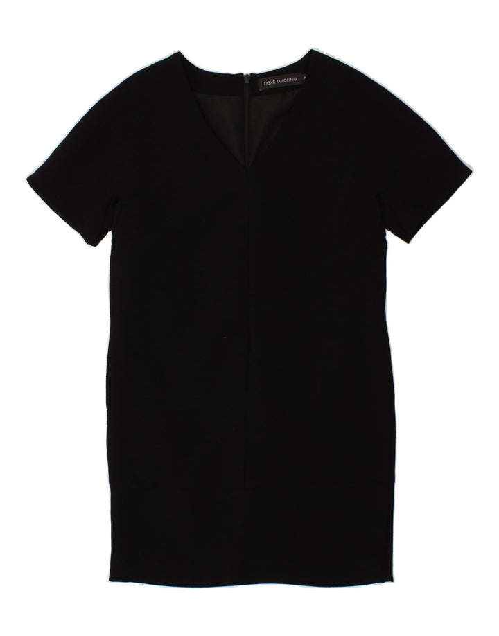 NEXT Womens Shift Dress UK 8 Small Black Polyester Vintage Next and Second-Hand Next from Messina Hembry 