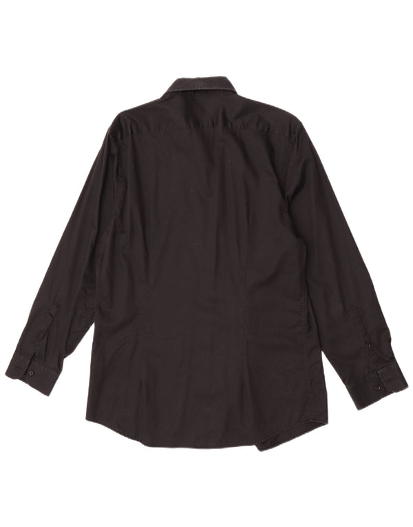 Camicia Reiss da donna slim fit XL in cotone nero