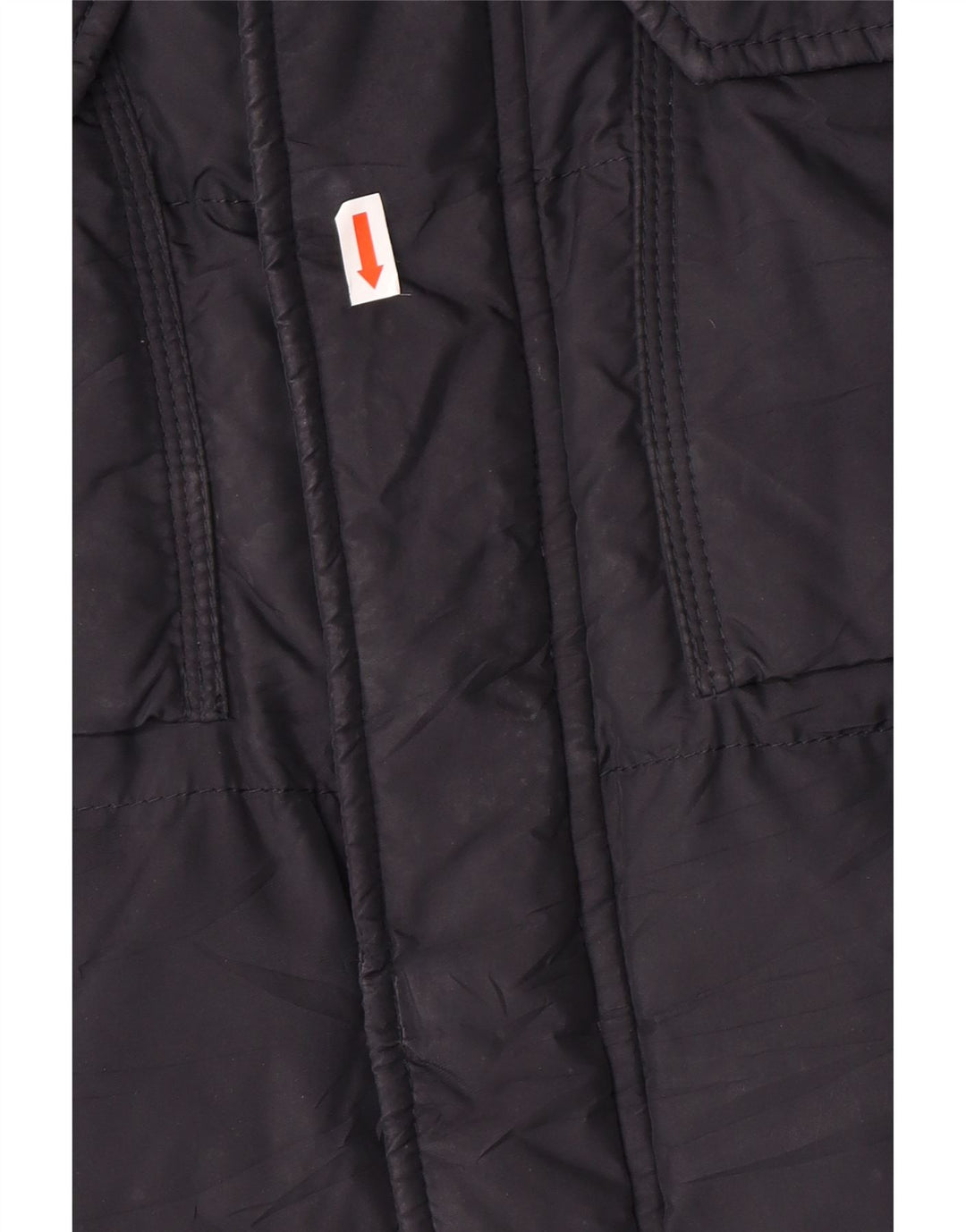 Giacca imbottita con cappuccio da uomo FAY UK 40 Large in poliestere blu navy