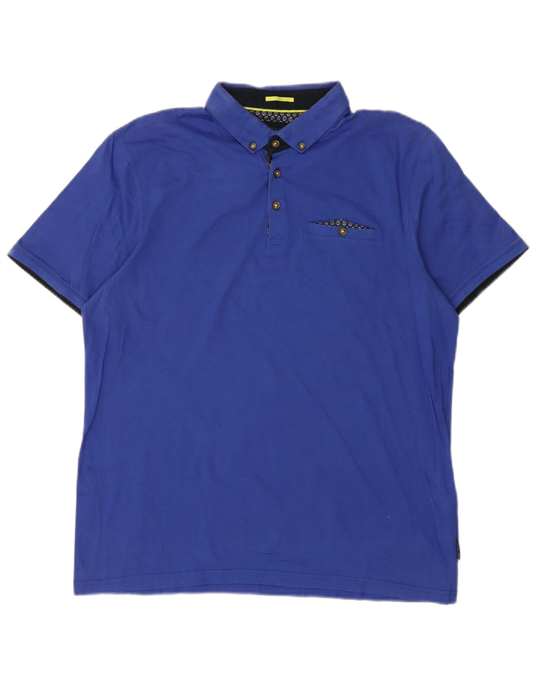Polo da uomo TED BAKER taglia 5 XL in cotone blu
