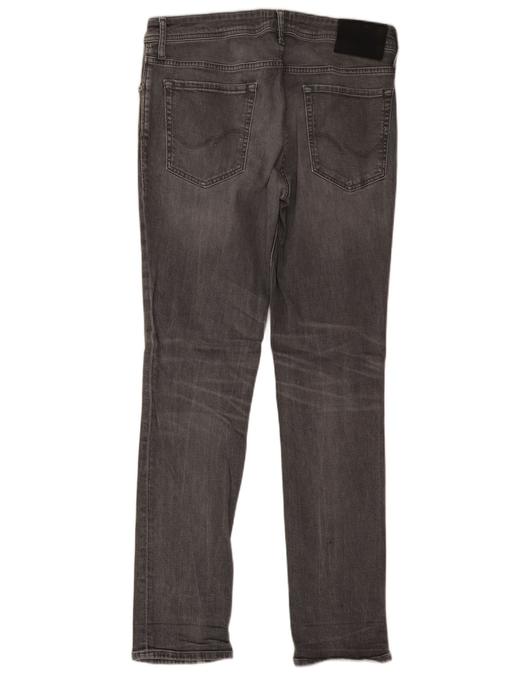 Jack & Jones Donna Tim Slim Jeans W33 L32 Cotone Grigio