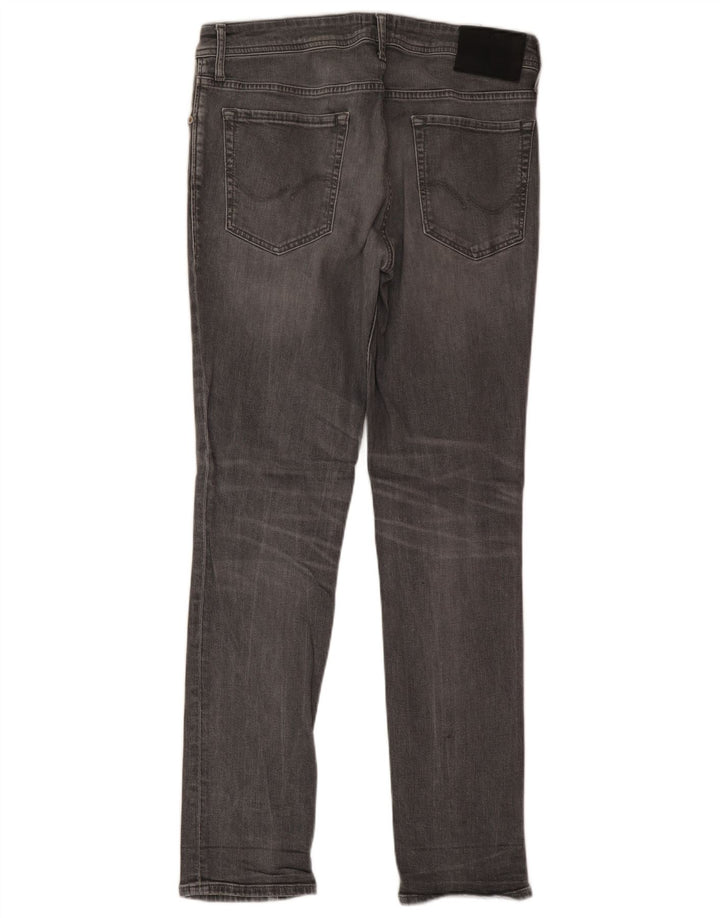 Jack & Jones Donna Tim Slim Jeans W33 L32 Cotone Grigio