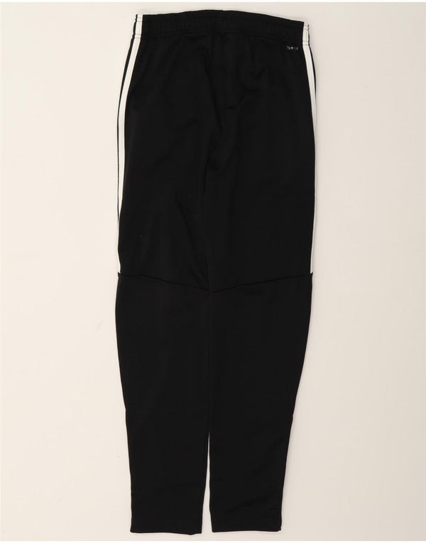 Pantaloni della tuta Adidas Climalite da ragazzo 11-12 anni in poliestere nero